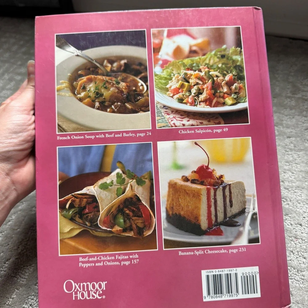Vintage Cooking Light Annual Recipes 2001 Hardcover Cookbook Healthy Eating